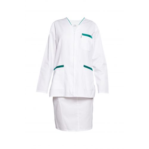 Costum medical femei model cosf03ml, 2 piese, cu fermoar,...